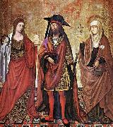 unknow artist St Lazarus between Martha and Mary Spain oil painting artist